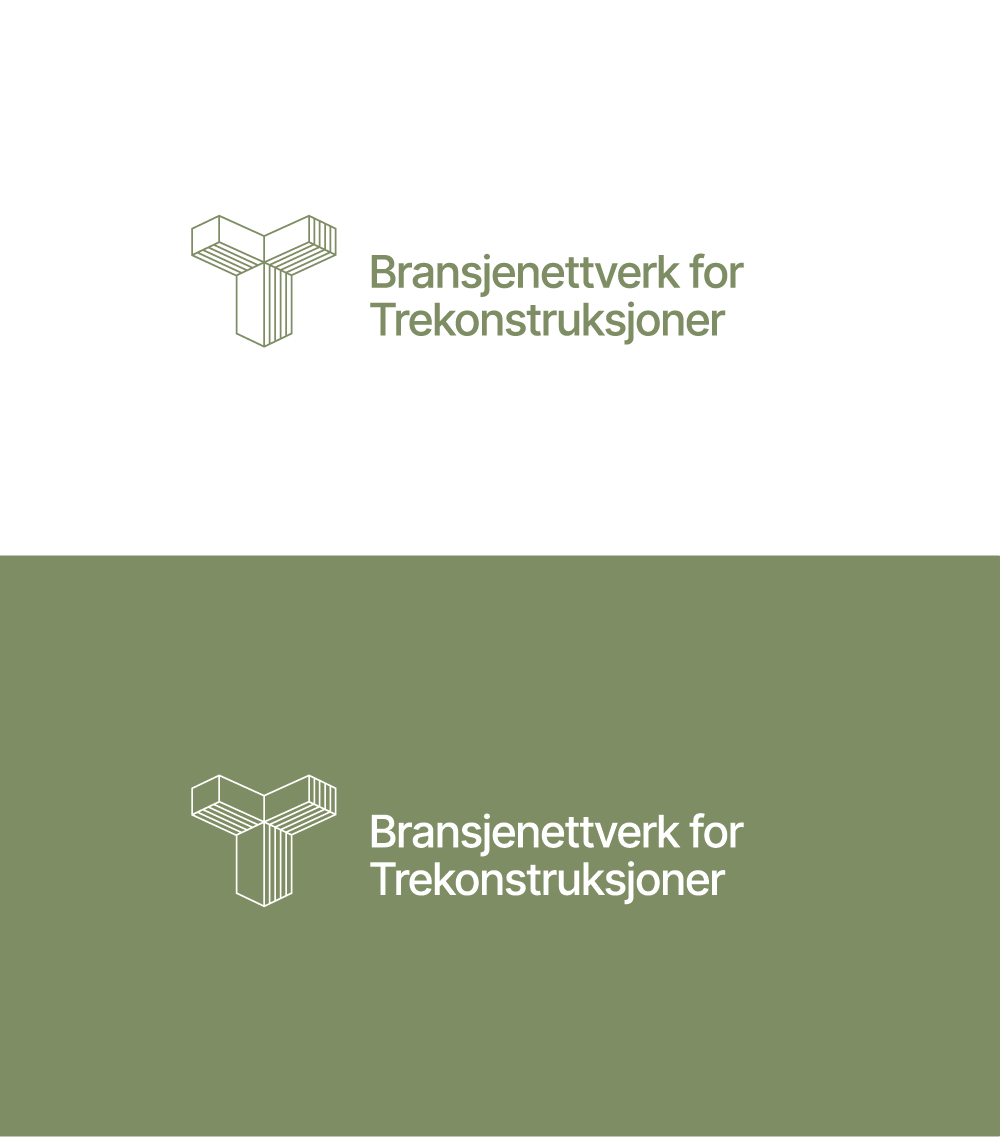 Logo-bransjenettverk for trekonstruksjoner